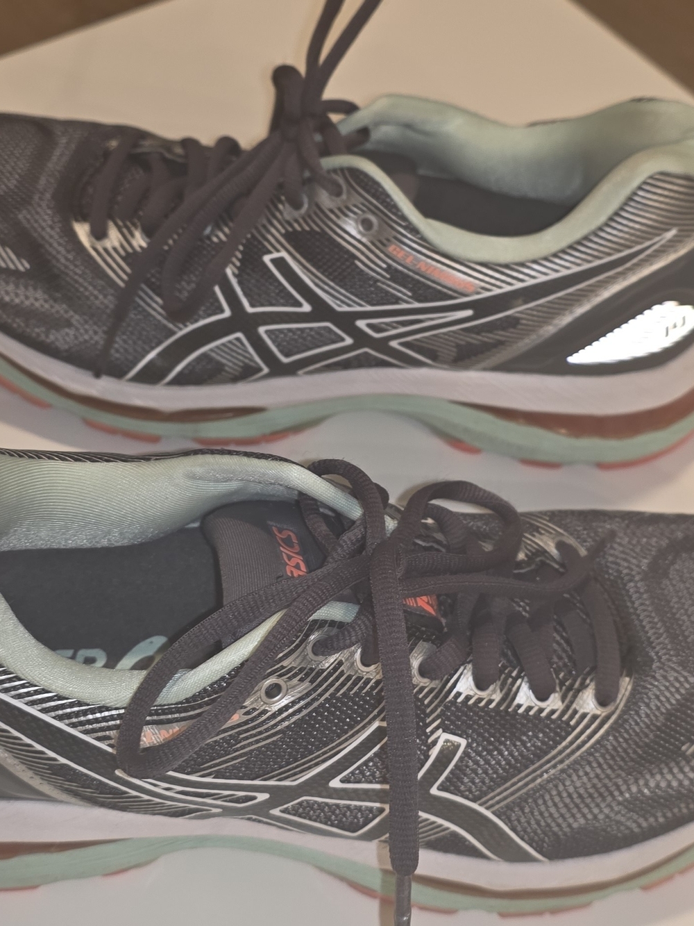 ASICS Women's Black & Mint Running Shoes